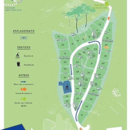 Aire De Camping Car, Caravane, Tente Emplacement Nu Avec Electricite Petit Camping Hotell Plestin-les-Grèves Exteriör bild