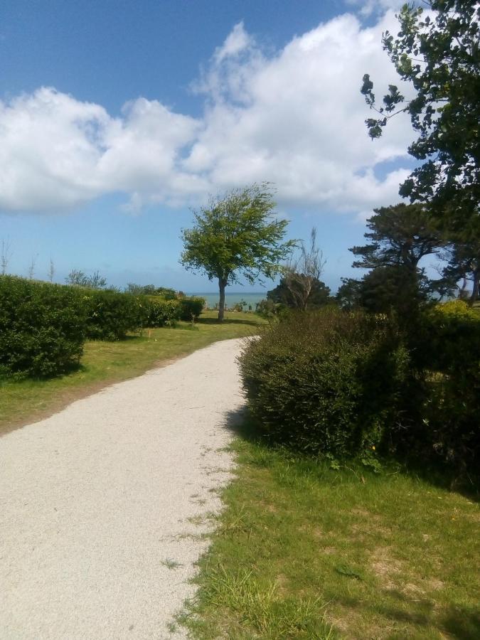 Aire De Camping Car, Caravane, Tente Emplacement Nu Avec Electricite Petit Camping Hotell Plestin-les-Grèves Rum bild