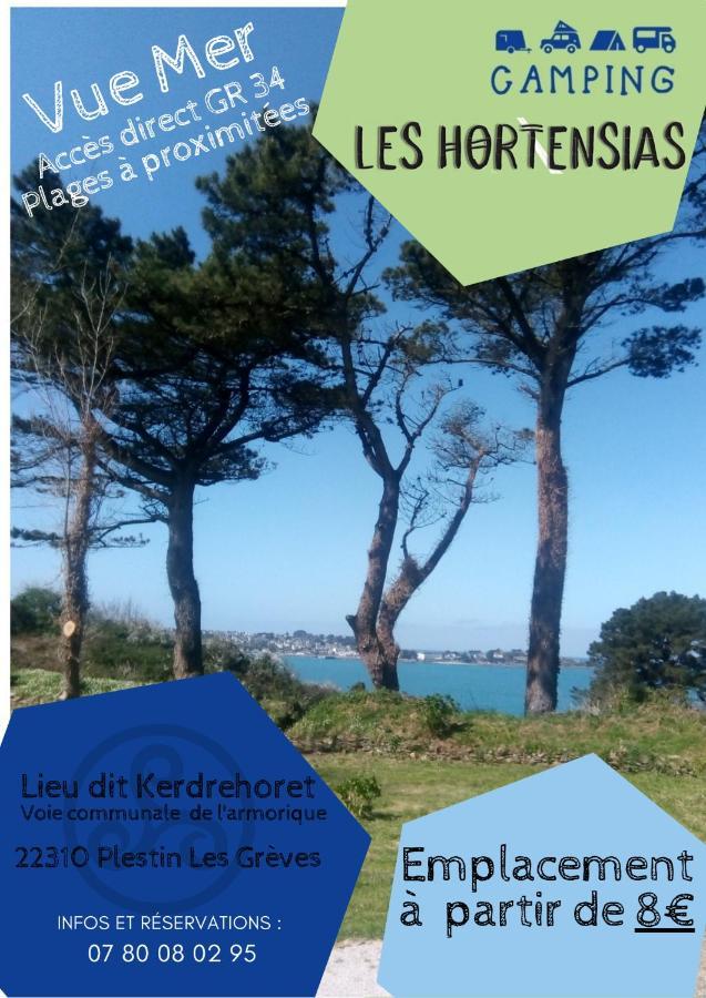 Aire De Camping Car, Caravane, Tente Emplacement Nu Avec Electricite Petit Camping Hotell Plestin-les-Grèves Exteriör bild